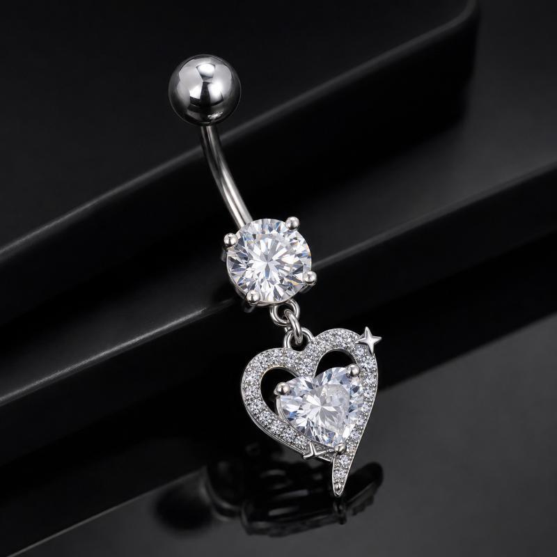 Surgical Steel Dangle Belly Bu - Body Jewelry Surgical Steel review and price