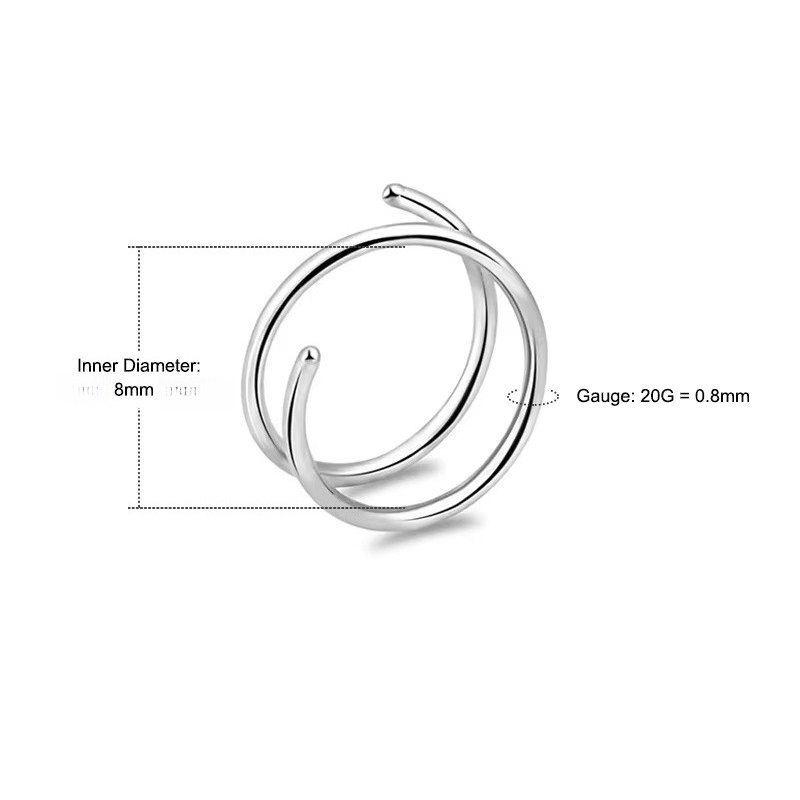 6pcs/lot 20G Stainless Steel N - Body Jewelry Surgical Steel review and price