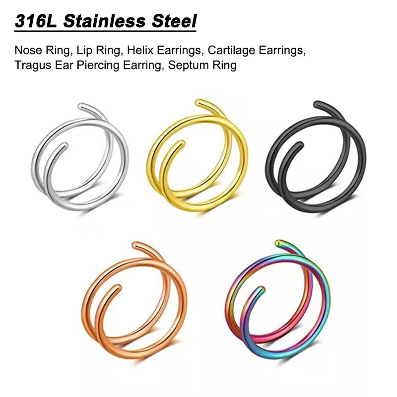6pcs/lot 20G Stainless Steel N - Body Jewelry Surgical Steel review and price