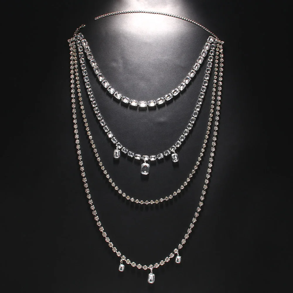 Shine Rhinestone Long Tassel B - Body Jewelry Retainers review and price