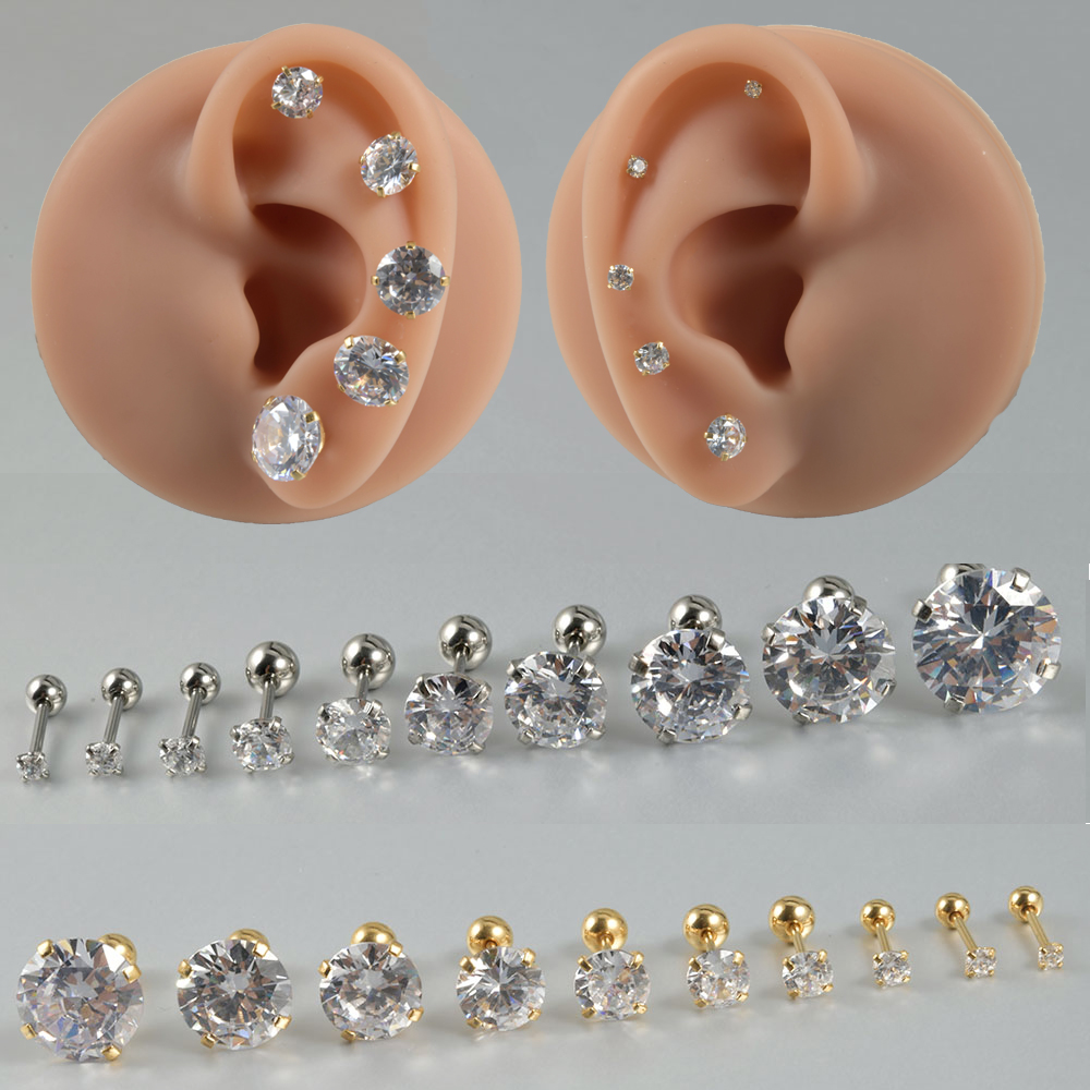 1Pair Surgical Steel Catch Rou - Body Jewelry Surgical Steel review and price