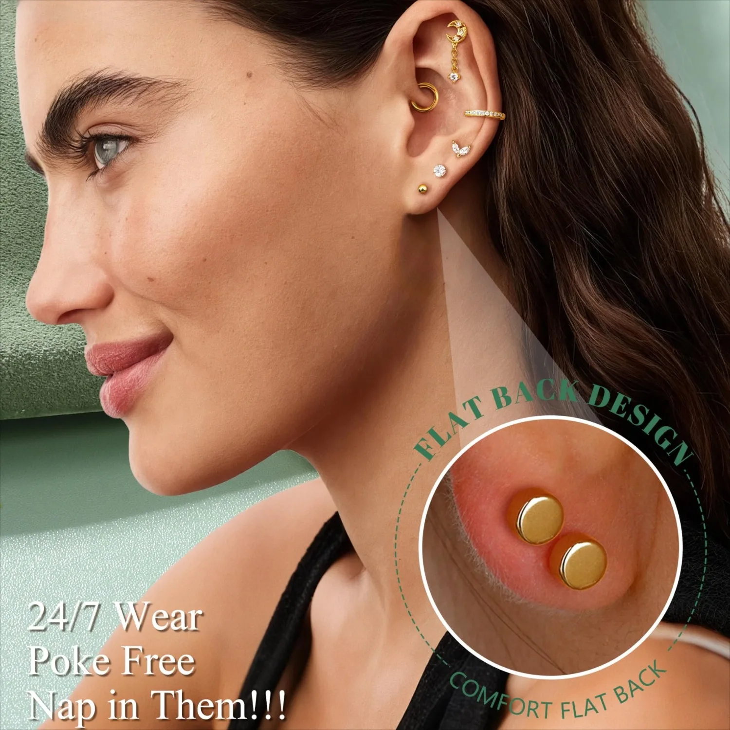 16 Gauge Cartilage Earrings fo - Body Jewelry Surgical Steel review and price